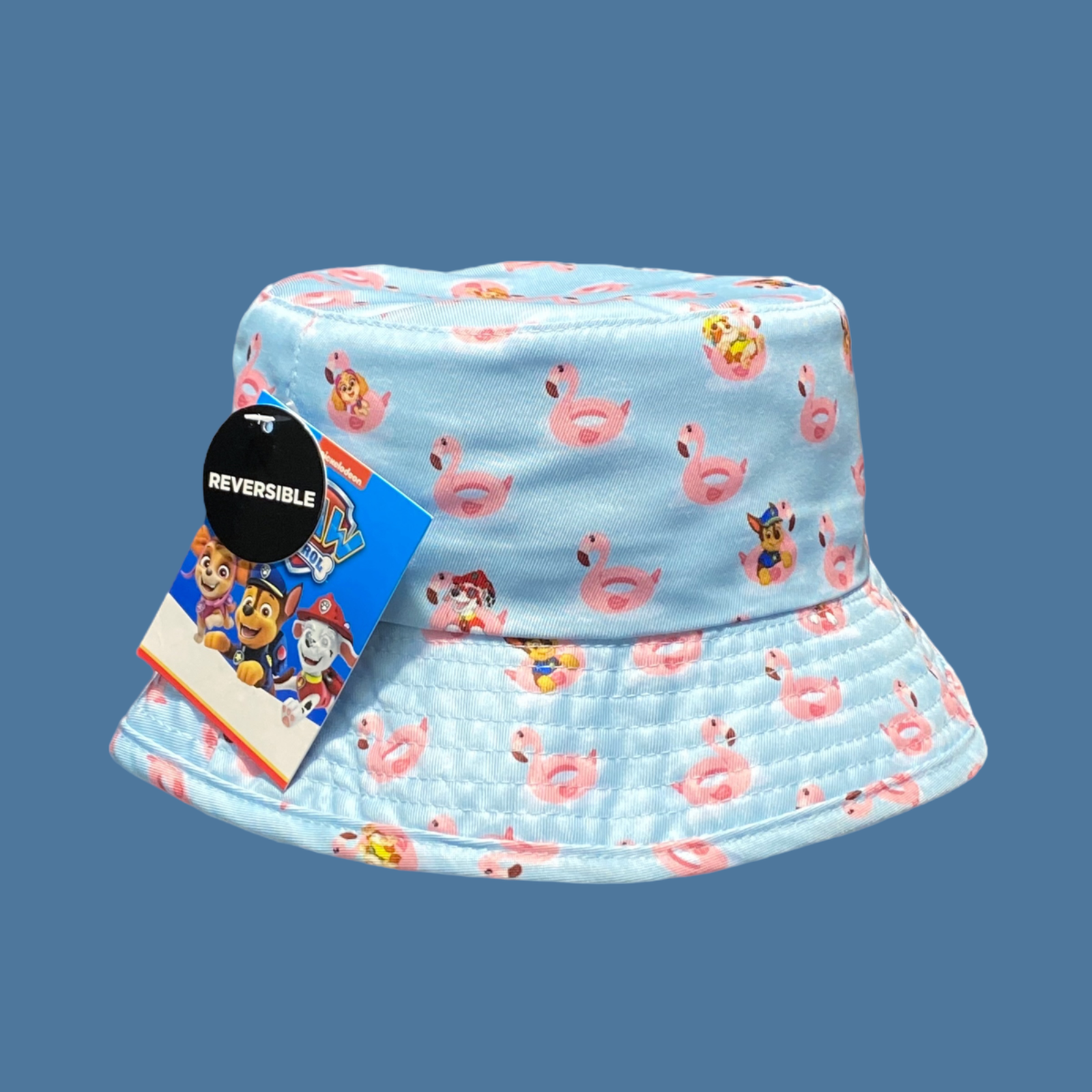 Blue Reversible Flamingo Dog Puppies Kids New