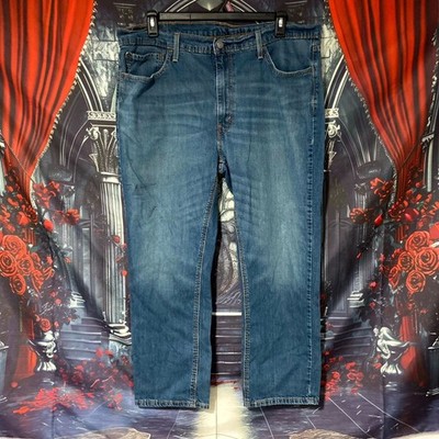 Levi's 541 Jeans Men's W40xL30 Blue Denim Straight Leg Streetwear Faded Workwear