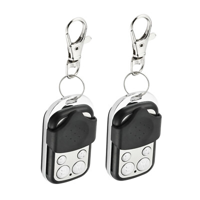 2x Universal 433.92MHZ Fixed Code 4 Button Gate Garage Door Open Remote Control