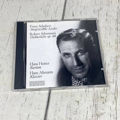 SCHUMANN & SCHUBERT - Hans Hotter - Schubert/schumann Lieder - CD - Import