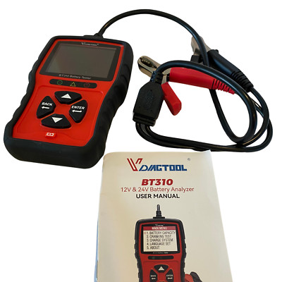 Car Battery Tester 12-24V (RV, Motorcycle, SUV ,Trucks) Load Test & Analyze NEW