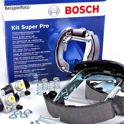 BOSCH 0204114639 Bremsbacken Satz Handbremse Hinten für FORD FIESTA Mk III 3