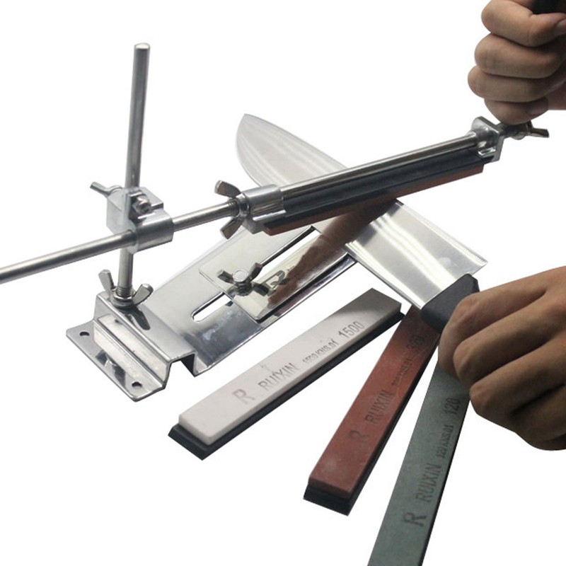 Küche Messerschleifer Messerschärfer Sharpener Fixed-Winkel mit 4x Schleifstein