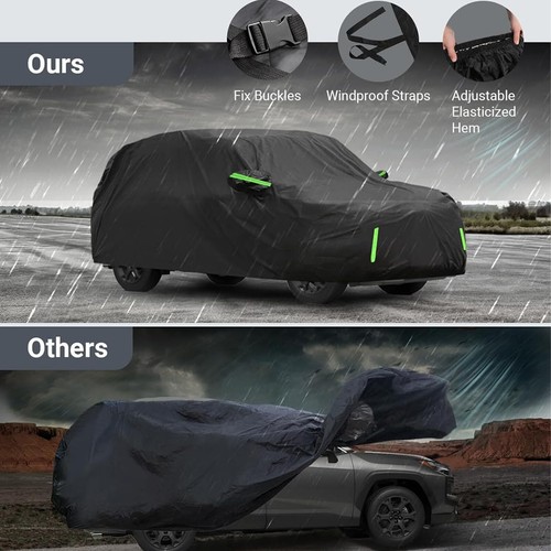 Universal Fit Pickup Truck Cover In&Outdoor UV Rain Heat Resistant Protection EB - Foto 7
