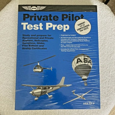 New Sealed 1995 ASA PRIVATE PILOT TEST PREP ASA-TP-P Airplane Helicopter Balloon