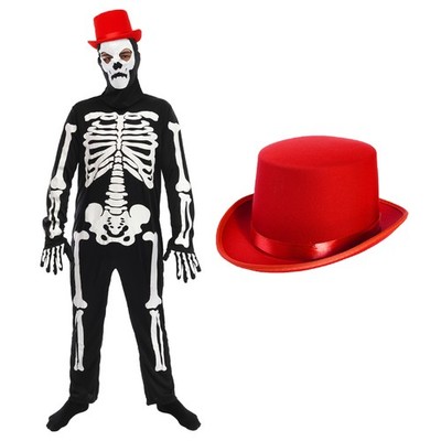 FUNNY BONES SKELETON MENS COSTUME ADULT HALLOWEEN COSTUME MEDIUM LARGE