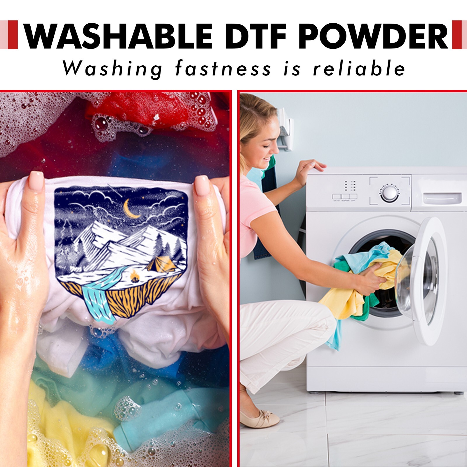 A-SUB DTF Powder for Sublimation DTF Printing 2.2lb Adhesive White DTF Powder