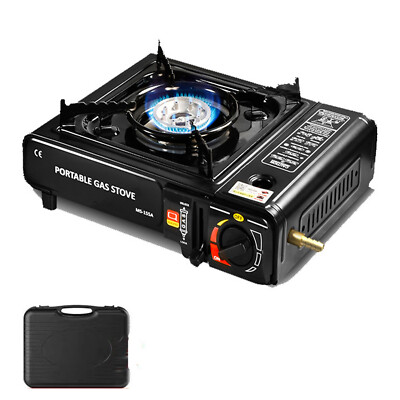 Portable Camping Stove Propane & Butane Hiking Dual Fuel Brass Cooking Burner