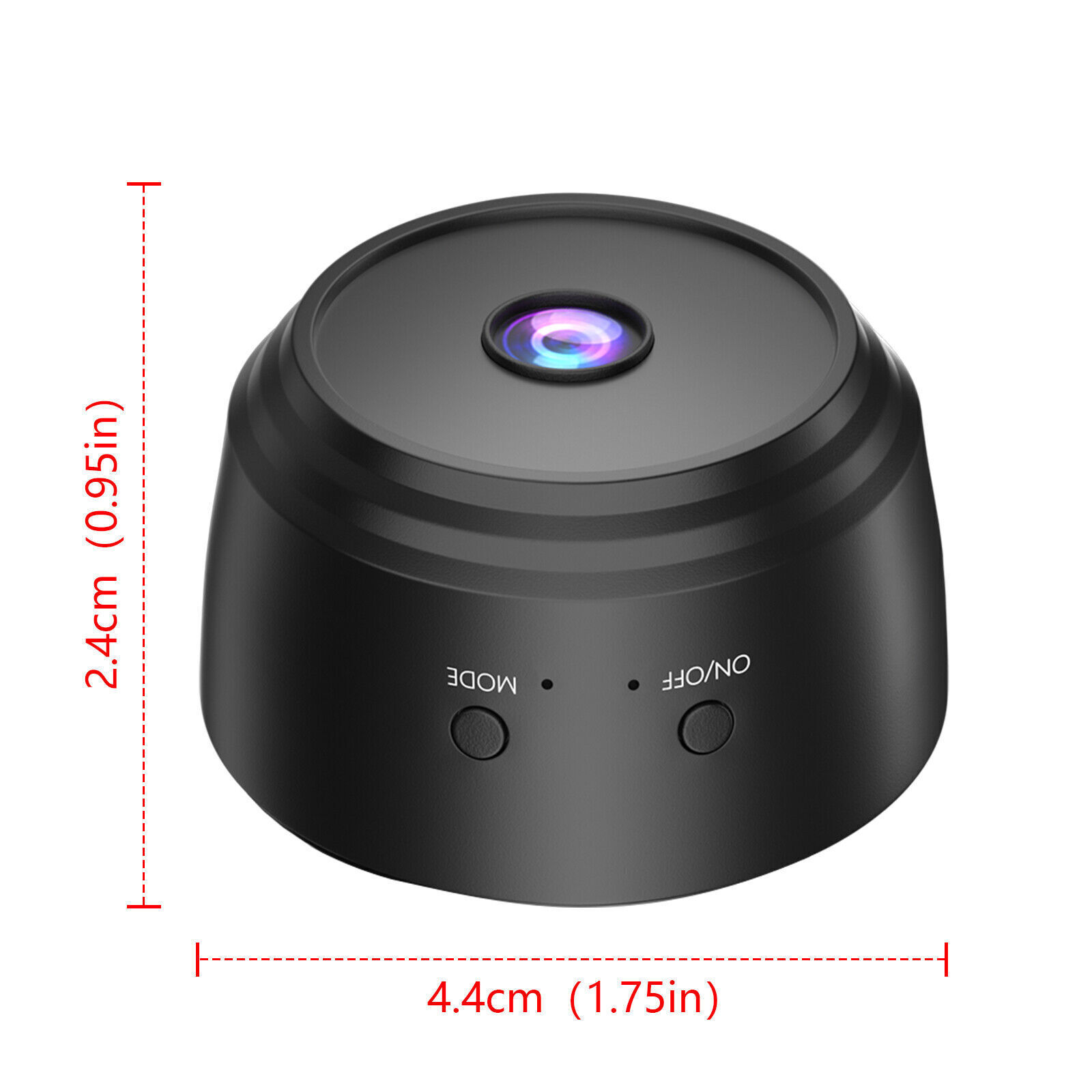 2x Wifi Mini Wireless Hidden Camera IP Home Security DVR Night Vision HD 1080P