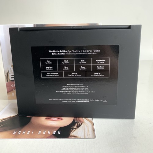 Bobbi Brown The Matte Edition Eye Shadow & Gel Liner Palette New In Box