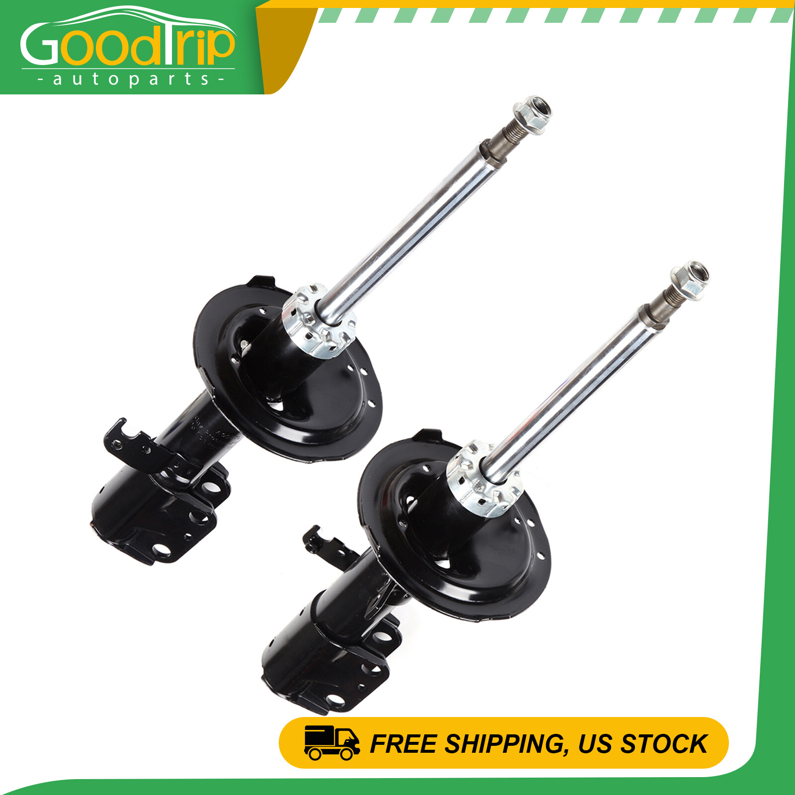 SCITOO Front Struts Pair For 2005-2010 Scion TC Base Coupe 2.4L