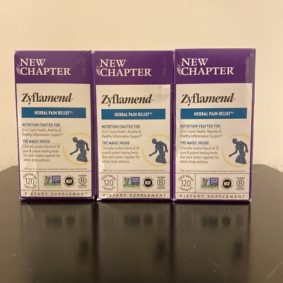 New Chapter Zyflamend Whole Body Joint Supplement - 360 Veg Capsules (3x 120)