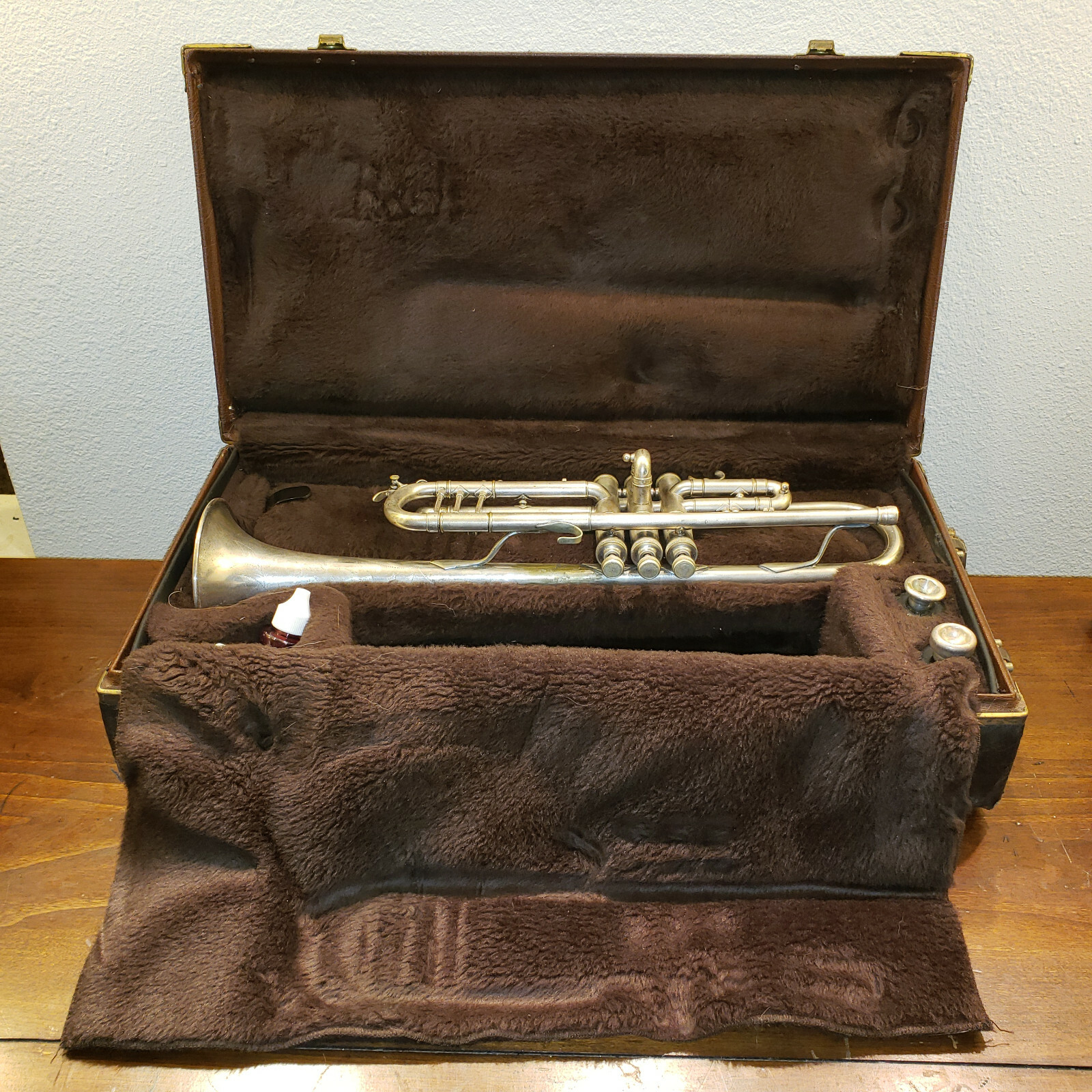 Early Vintage Antique Buescher True Tone LP A 10-22 trumpet 164544 Oct 29 1907