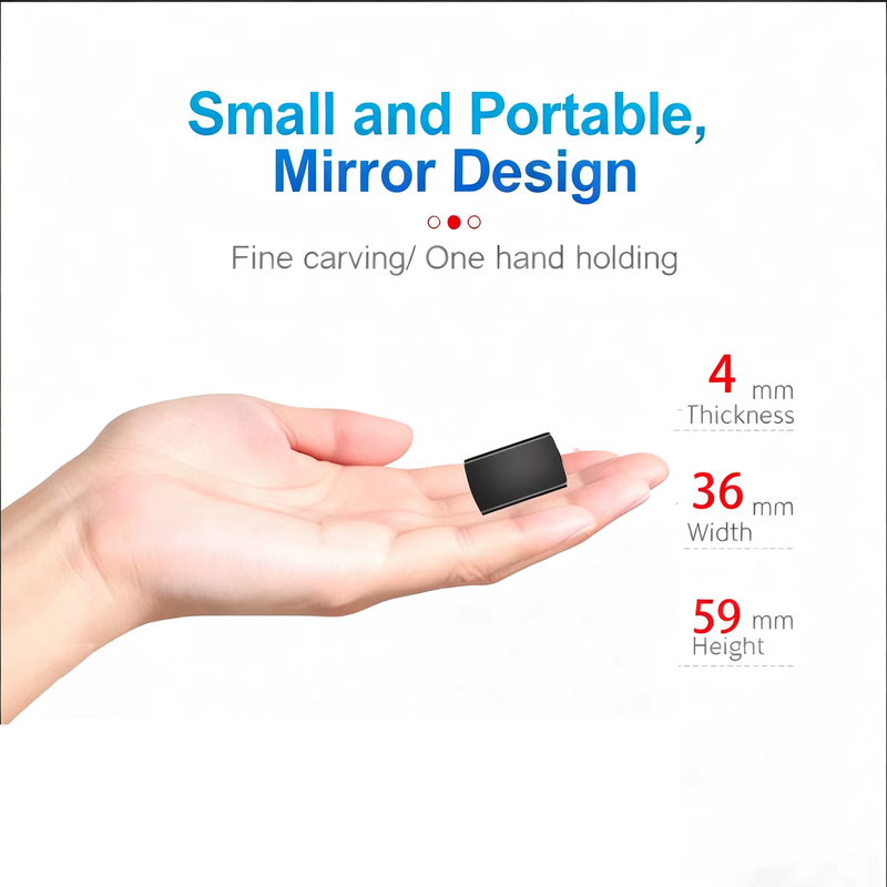 HD Digital Voice Recorder Mini Professional Dictaphone Ultra-Thin Safety Encrypt
