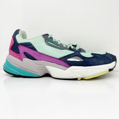 

Adidas Womens Falcon BB9175 Blue Повседневная обувь Кроссовки Размер 7.5, Синий, Falcon