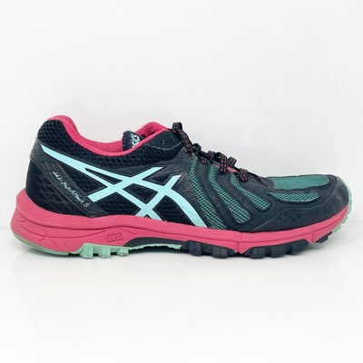 Женские кроссовки Asics Gel Fujiattack 5 T680N черные кроссовки размер 8,5, Черный, Gel Fujiattack 5
