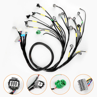 Tucked Engine Harness For Honda Civic Integra B16 B18 D16 OBD1 Budget D&B-series