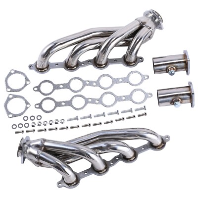 For Chevy C10 Chevelle Camaro Caprice LS1 LS2 LS6 LS7 LSX LS Swap ManifoldHeader