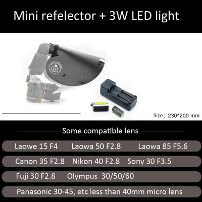 Flash Diffuser Soft light Reflector Modifier Kit Macro Photography Portable SLR