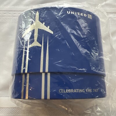 United Airlines Polaris Amenity Kit In Collector s Tin - Celebrating the 747 NEW