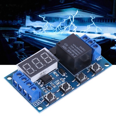 DC 6V~30V Trigger Delay On/Off Cycle Timer Relay Switch Module Micro USB 5V