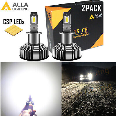 Alla Lighting LED H3 12336 12336B1 BP BP1255 PK22S 12336CVS2 BASE Headlight