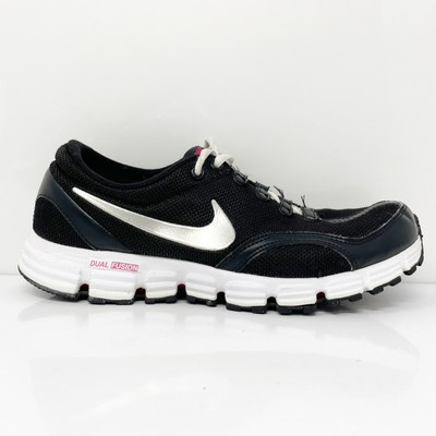 

Nike Womens Dual Fusion RN 386512-001 Черные кроссовки для бега, размер 7,5, Черный, Dual Fusion RN