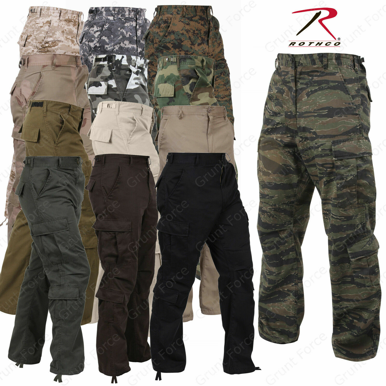large mens cargo pants