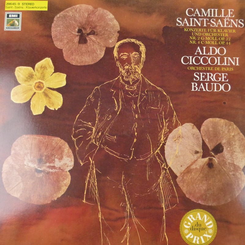 Aldo Ciccolini Camille Saint Saens Konzerte FÃ¼R Klavier Emi 29645-9 Lp-8202
