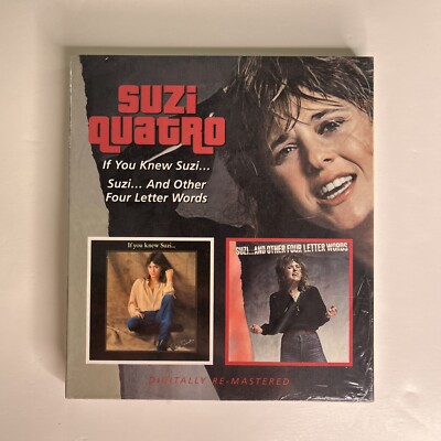 Suzi Quatro If You Knew Suzi... / Suzi... and Other Four Letter Words CD UK Rare