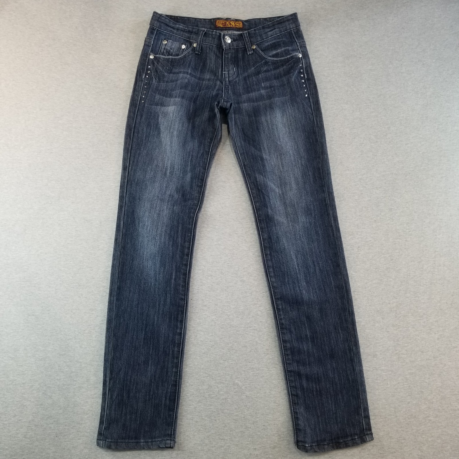 Sky Jeans Women's Sz 3/4 Dark Wash Normcore Cute Trendy Stylish Nice Quality