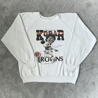 Vintage Cleveland Browns NFL Bernie Kosar Sweatshirt 1987 XL Salem Crewneck