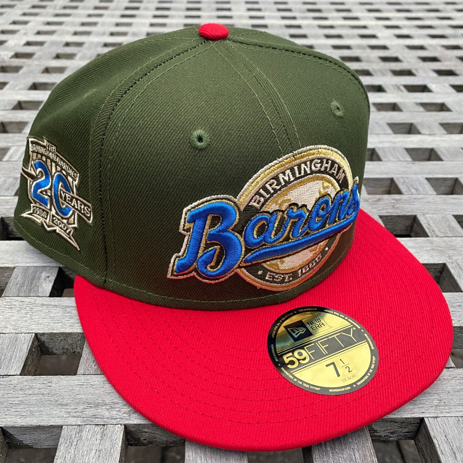応援グッズ NEW ERA Birmingham Barons 59FIFTY 7 3/8 New Era 59FIFTY OnField Birmingham Barons Alternate B Logo
