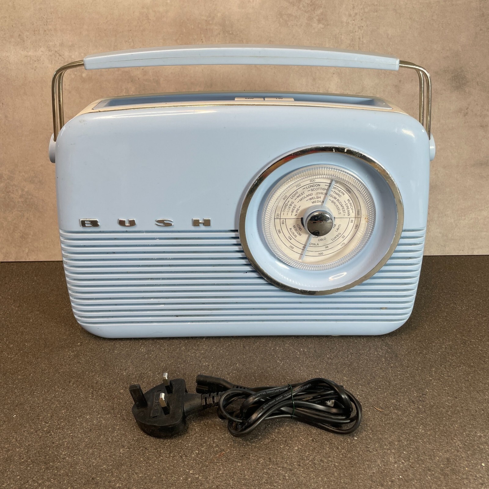 BUSH RADIO TR82 ラジオ 復刻モデル 新品未使用 ウエストクリーク BUSH復刻版 ウエストクリーク TR-82 BLUE