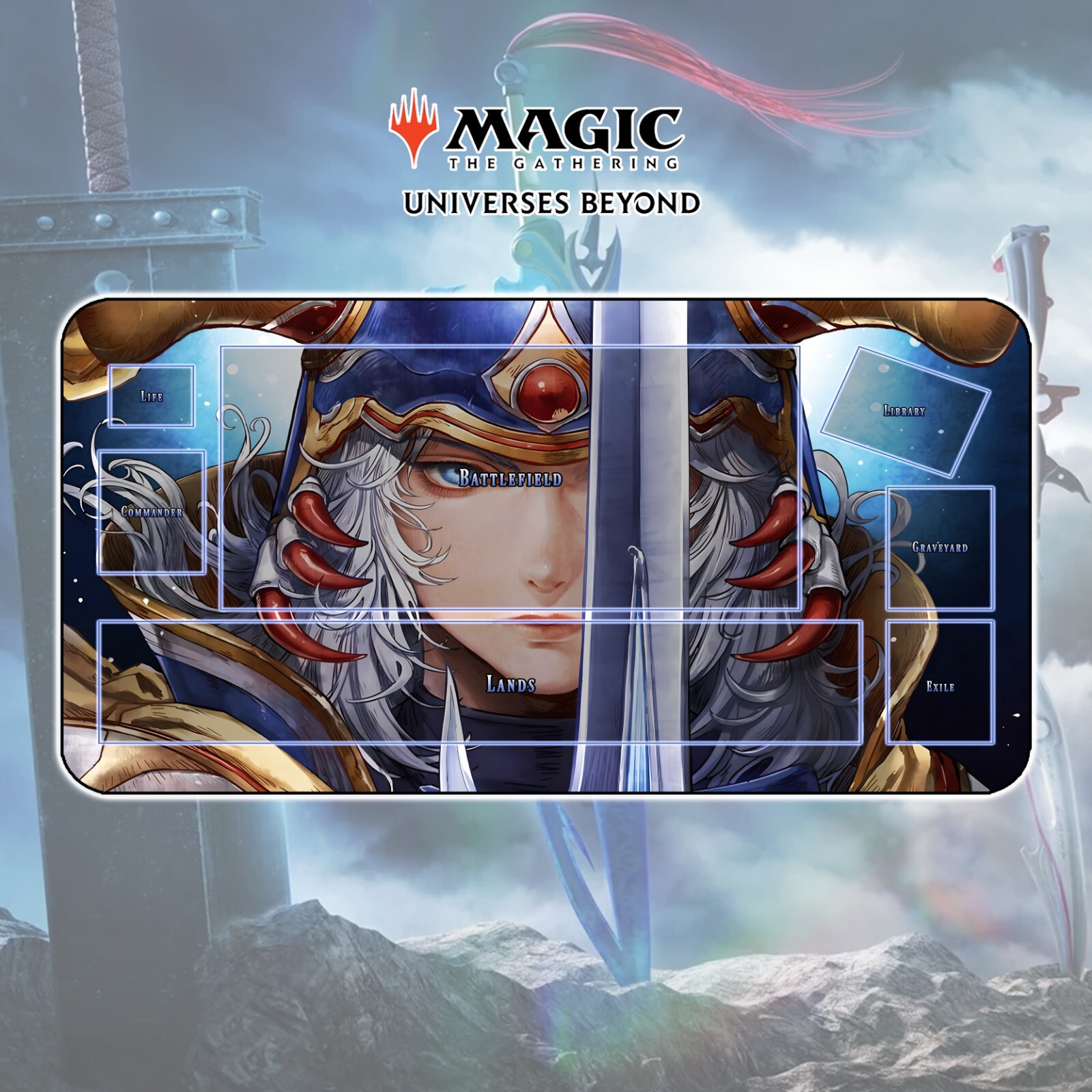 人気定番 MTG×FAINALFANTASY PLAYMAT シーンドライブ、ライトニング