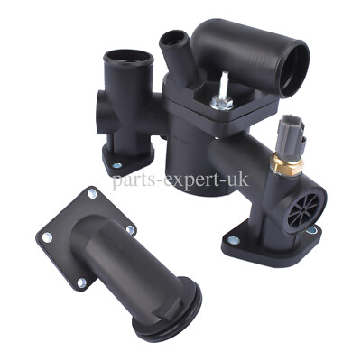 Thermostat Housing with Thermostat for XJ8L 2005 4.2L (engine:AJ-V8) #AJ89485