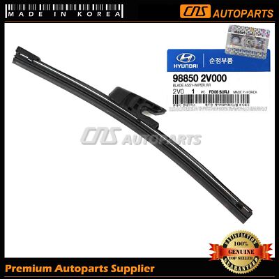       GENUINE REAR Wiper Blade for 2012-2017 Hyundai Veloster 988502V000