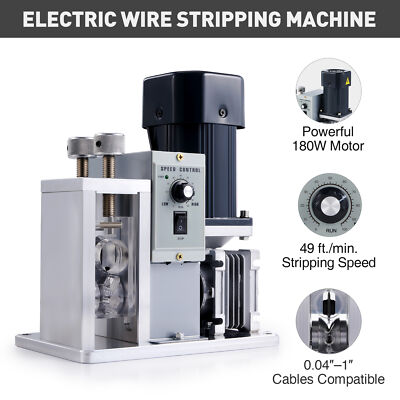CREWORKS Wire Stripping Machine 1 25 mm Automatic Cable Stripper 4 Channels
