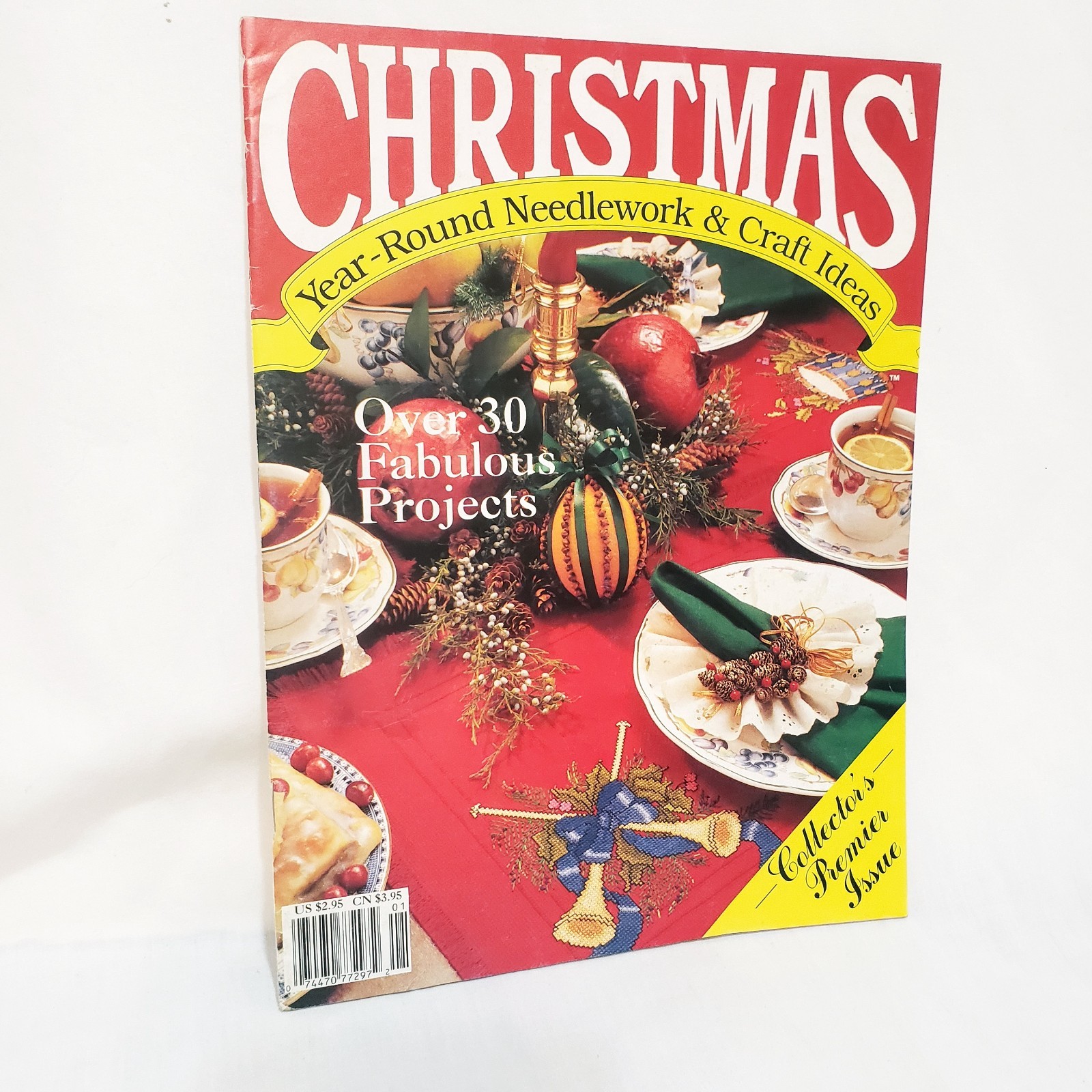 Christmas Year Round Needlework Craft Ideas Cross Stitch Bookl...