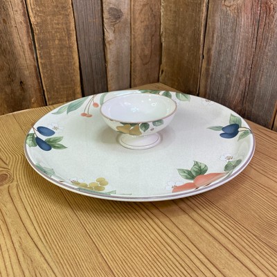 Mikasa Fruit Panorama Large Chip and Dip Plate approx. 14.5'' Mikasa Chip & Dip