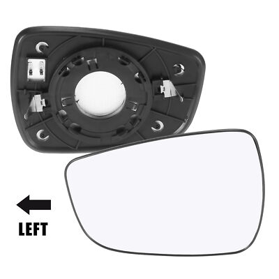Left Driver Side Heated Mirror Glass w/ Backing for Hyundai Elantra Coupe 11-13