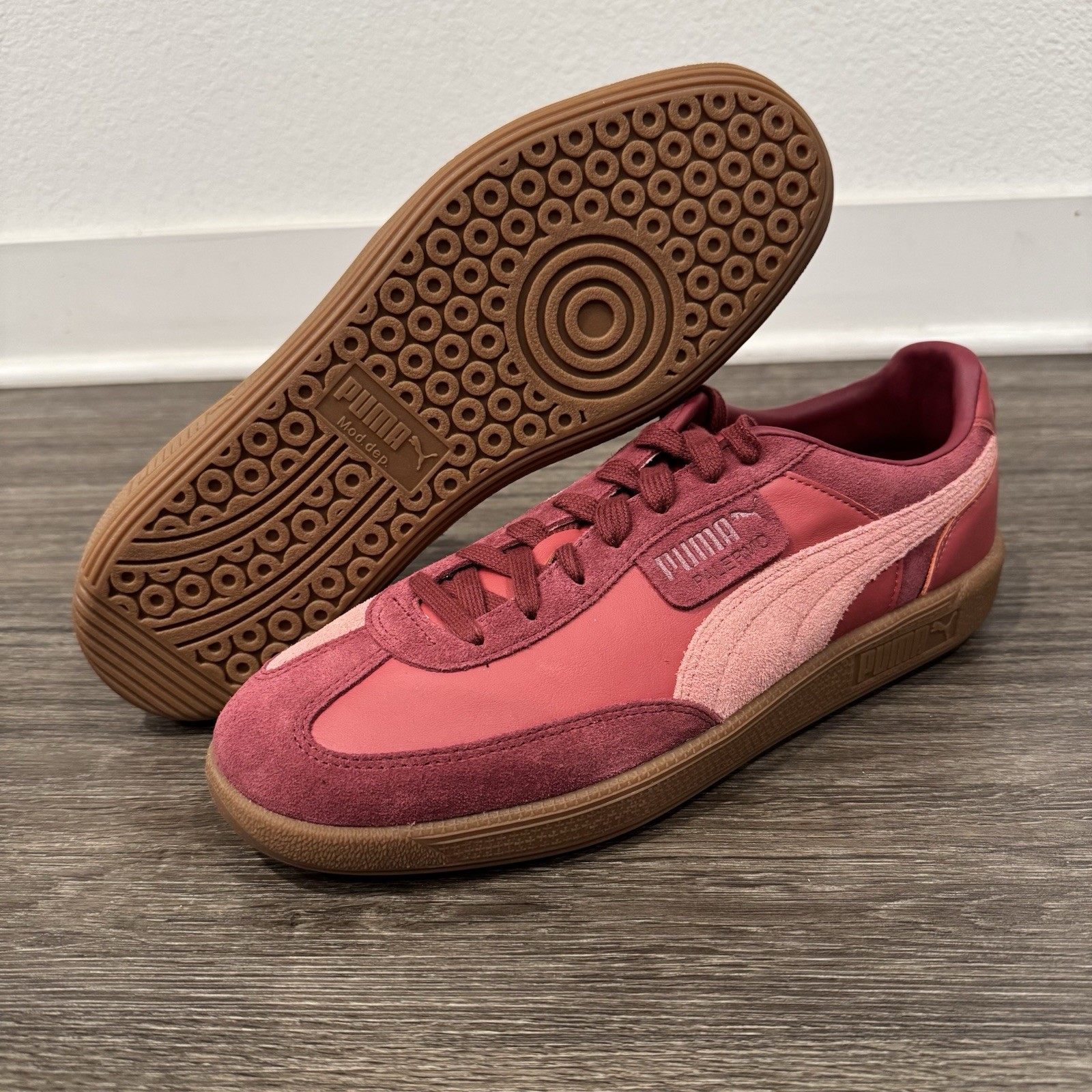 Puma Palermo PALOMO Sneakers LifeStyle Shoes Team Regal Red (397308-01) Sz 11