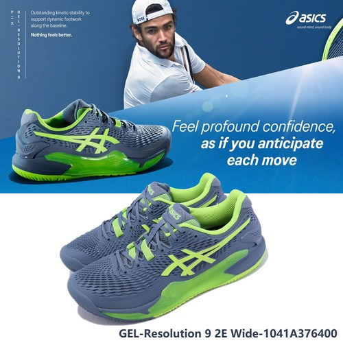 

Теннисные кроссовки Asics GEL-Resolution 9 2E Wide Blue Men Australian Open 1041A376-400, Синий, Gel-resolution 9 2e Wide