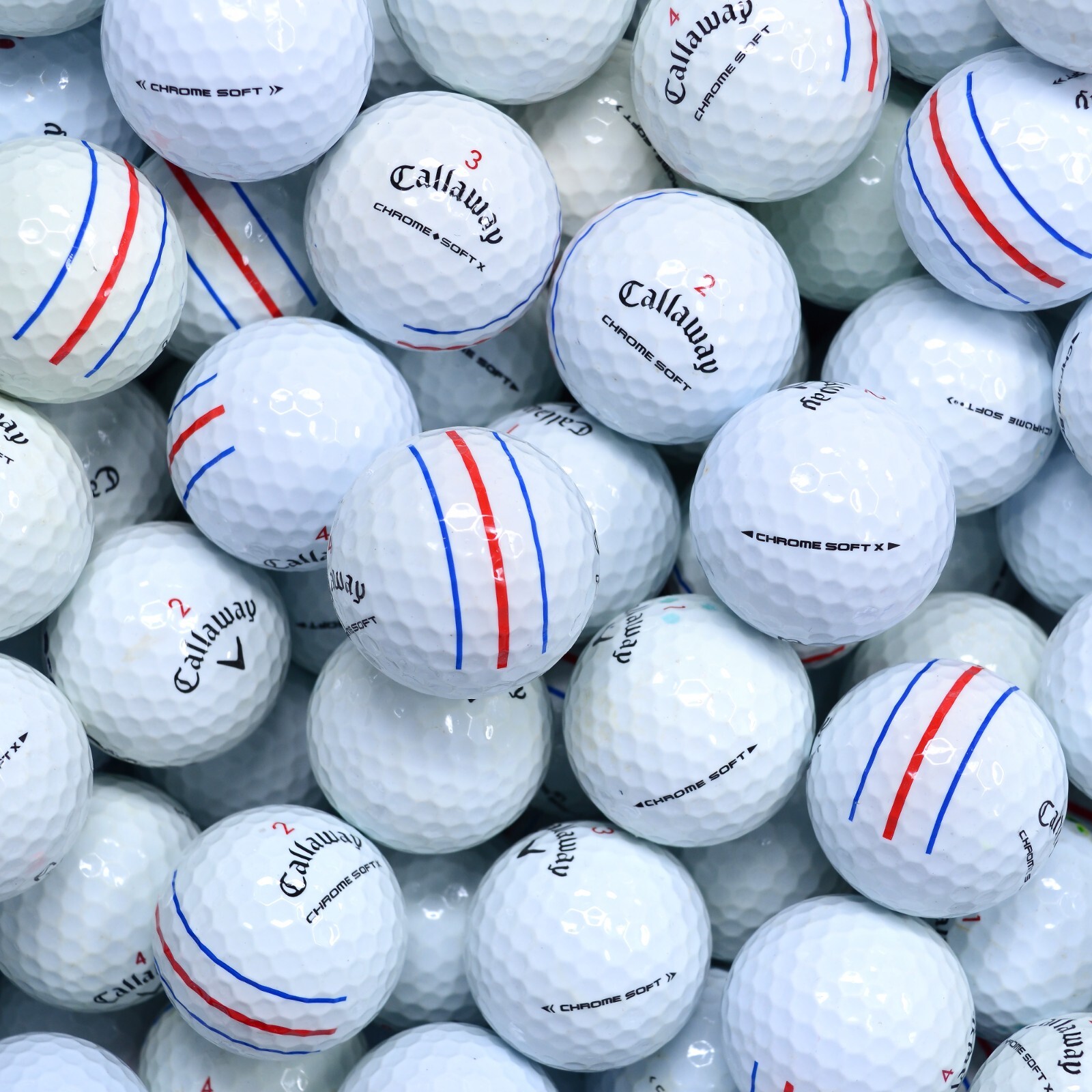 Callaway - ゴルフボール  Callaway CHROME SOFT X Amazon.com : 2020 Callaway Chrome Soft X Golf Balls (Triple