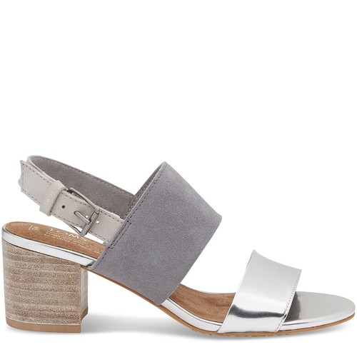 

[10011684] Женские сандалии Toms Poppy, Серебряный