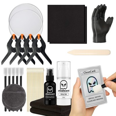 ✨Complete Pokemon Card Restoration & Cleaning repair Kit  indent, creases, holo