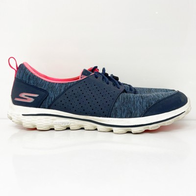

Женские кроссовки Skechers Go Walk 2 Sugar 14880, синие кроссовки, размер 11, Синий, Go Walk 2 Sugar