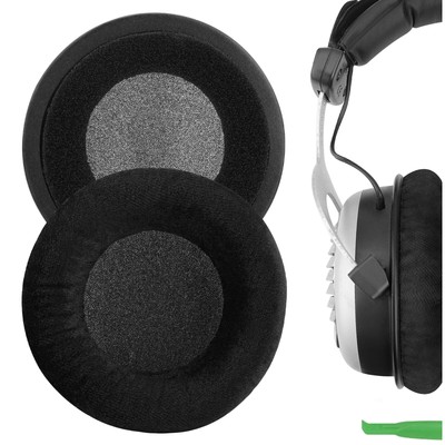 Geekria Velour Ear Pads for Beyerdynamic DT990 Headphones (Black)