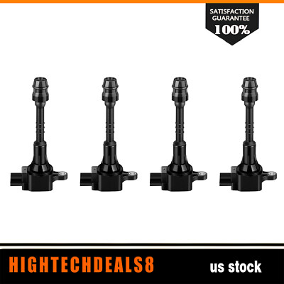 4 Ignition Coil Pack fits 2002 2003 2004 2005 2006 Nissan Sentra L4 1.8L UF351