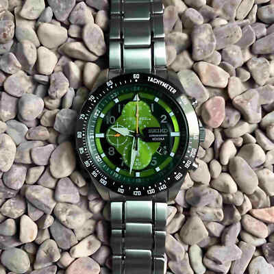 Pre-owned Seiko Prospex Sea Samurai Srpl11k1 Automatic Red Dial Date Display Diver Watch